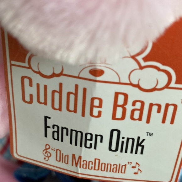 Cuddle Barn Farmer Oink animated plush NWT - Picture 5 of 6